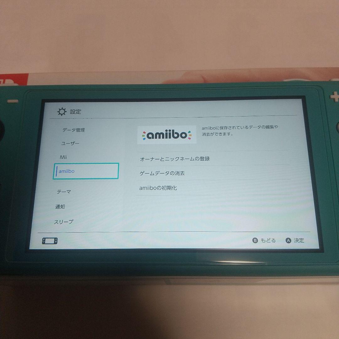 [美品]Nintendo Switch Lite ターコイズ 2022年製
