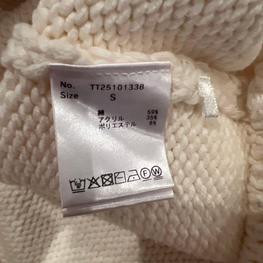 The TOE Residenz Knit CardiganホワイトS