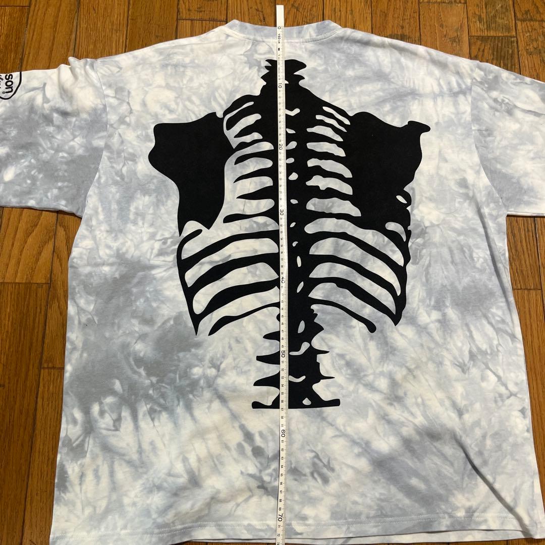 vanson スケルトンプリント Tシャツ M