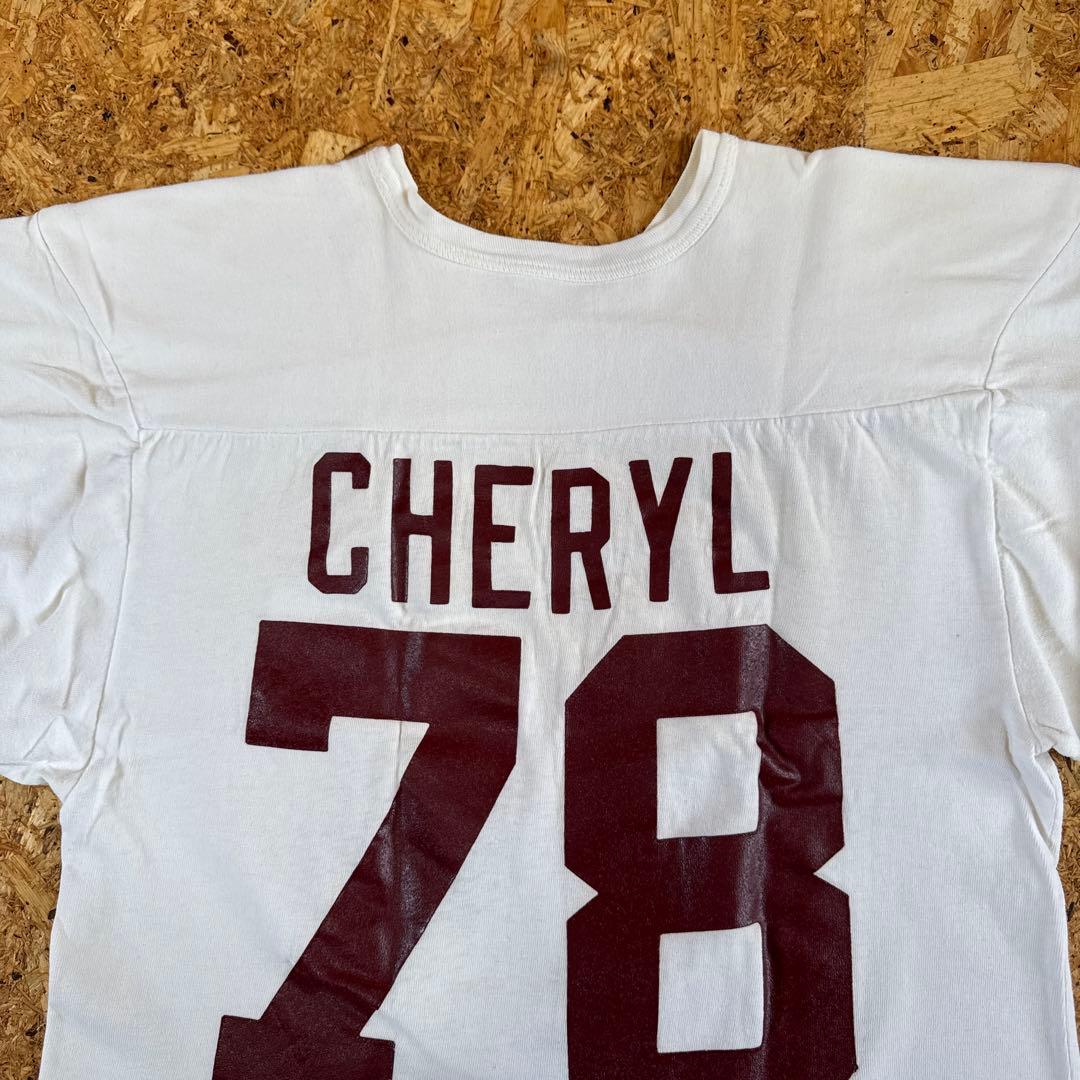 60s Russel football vintage tee ラッセル　M
