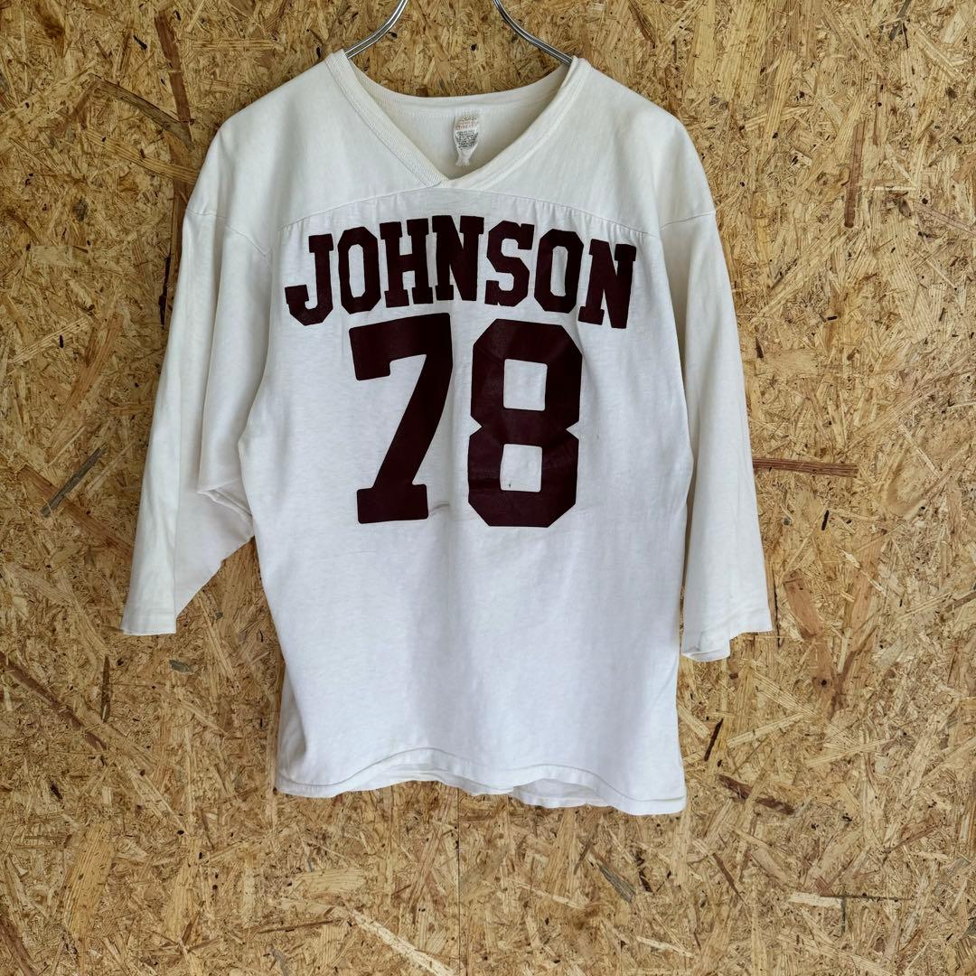 60s Russel football vintage tee ラッセル　M
