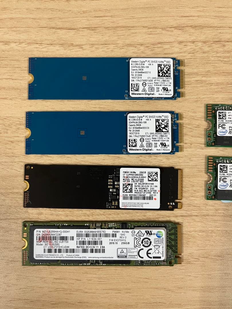 【中古】M.2 SSDセット