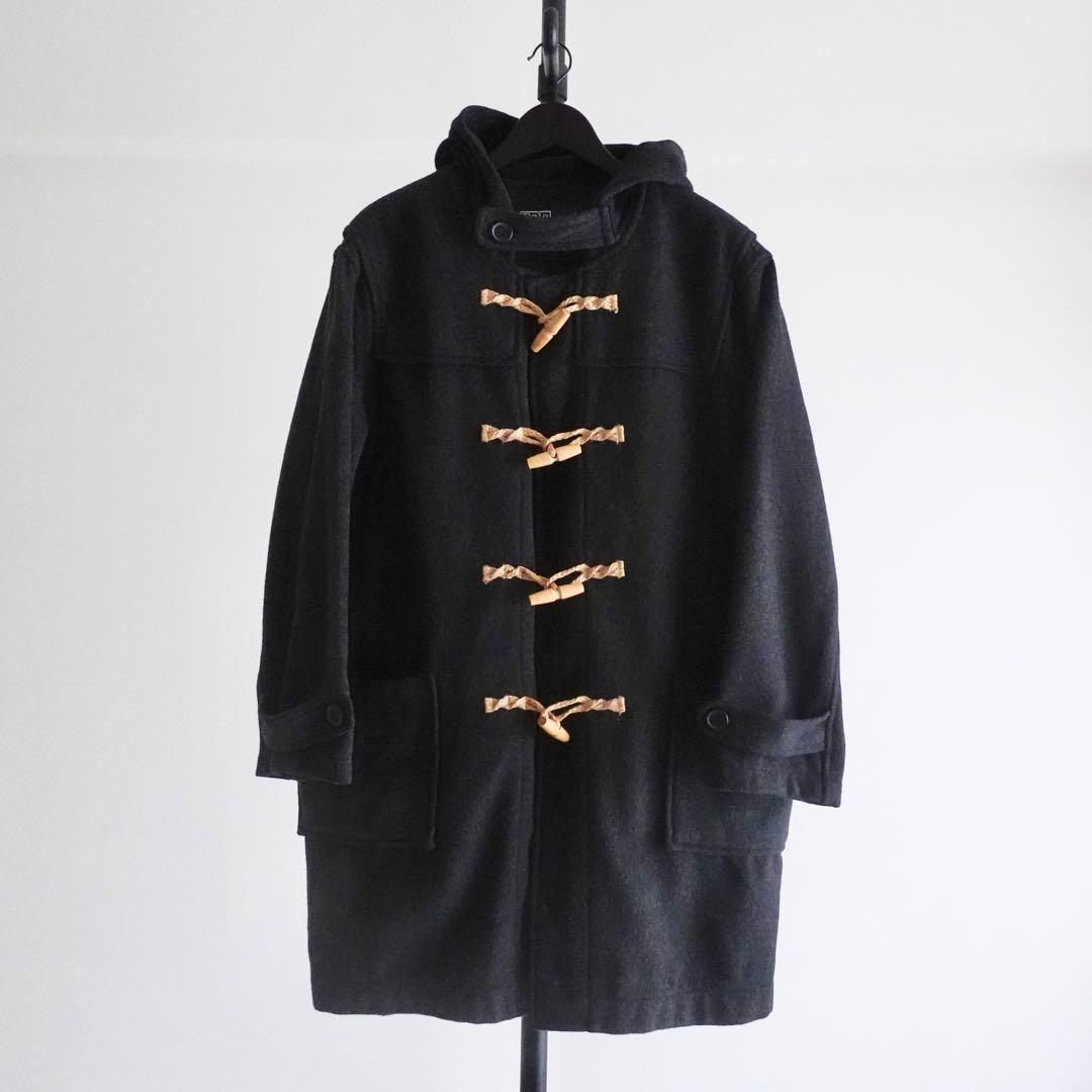 Polo RalphLauren ウール　ダッフルコート　チャコールグレー