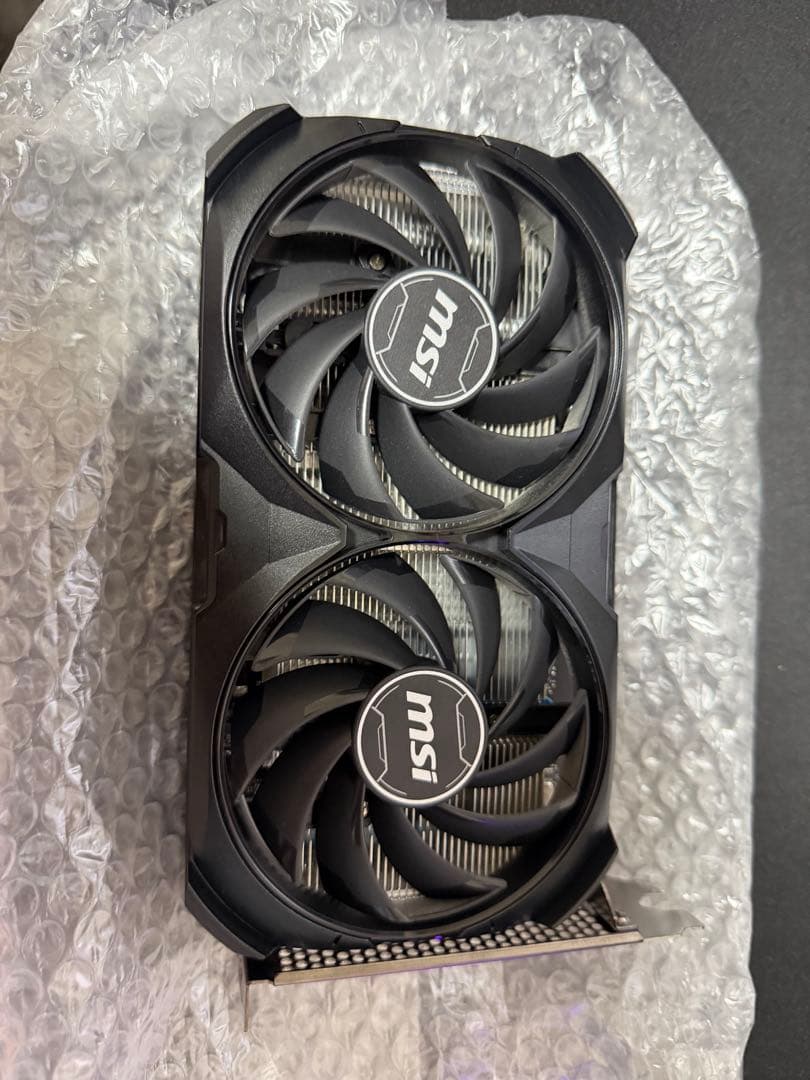 MSI RTX 4060Ti VENTUS 2X BLACK 動作確認済み