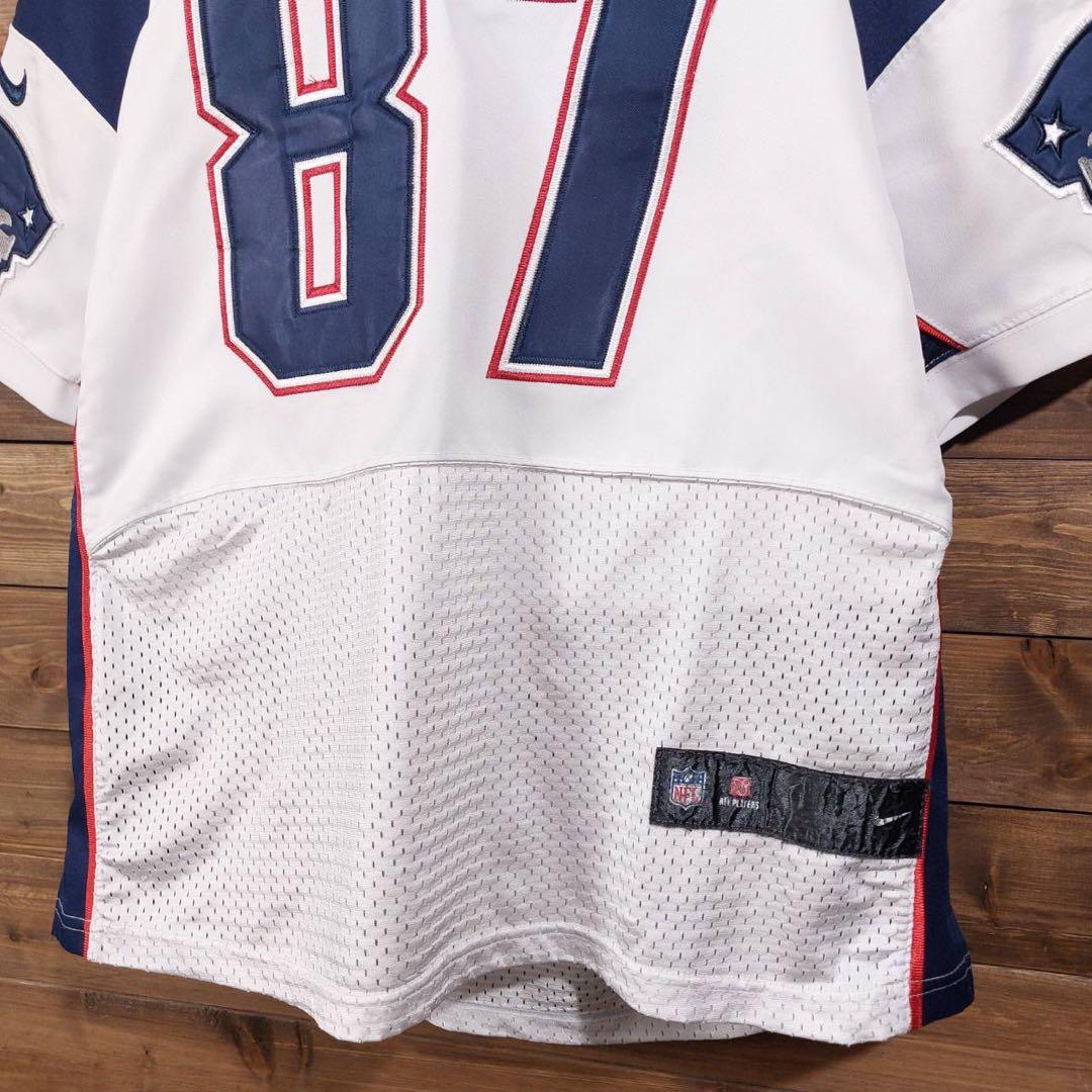 NIKE NFL Patriots ペイトリオッツ アメフト ゲームシャツ L