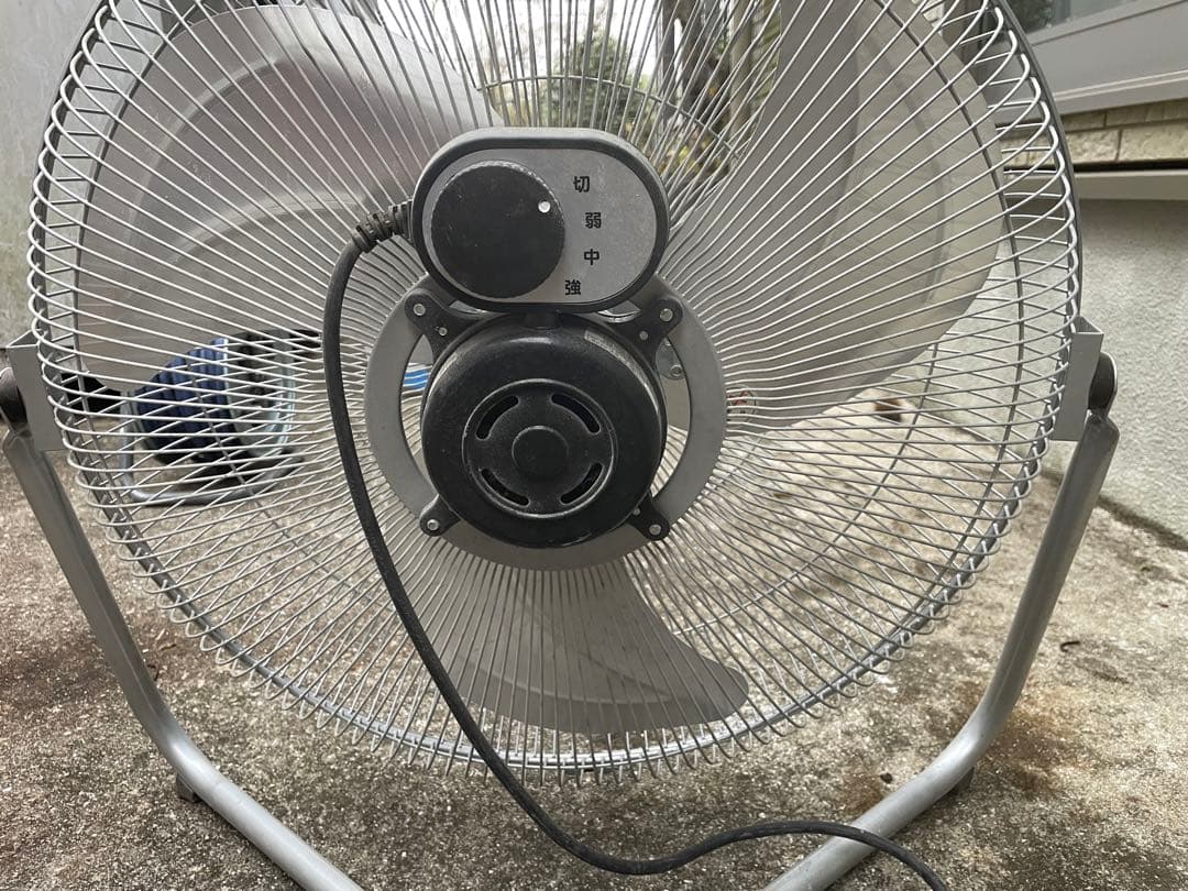 大型扇風機 シルバー 60cm 風量3段階