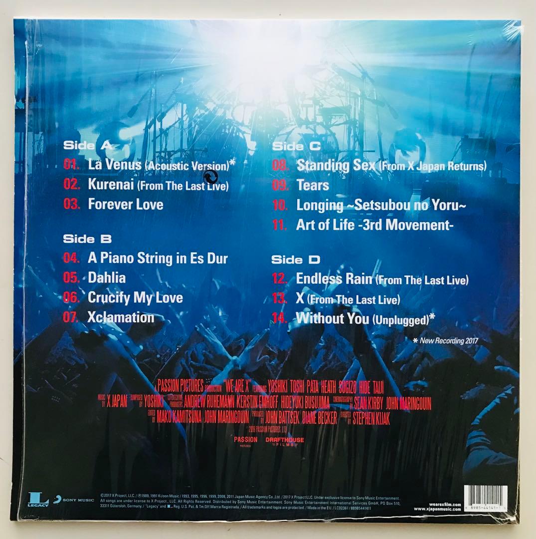 X JAPAN/WE ARE X サウンドトラック　稀少なEU盤！　入手困難！