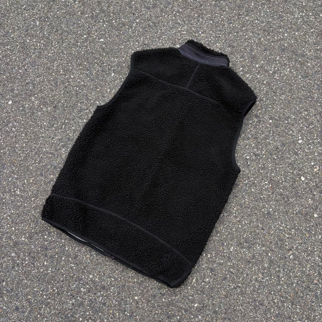 Patagonia パタゴニア ブラック フリースベスト レトロX 19年製