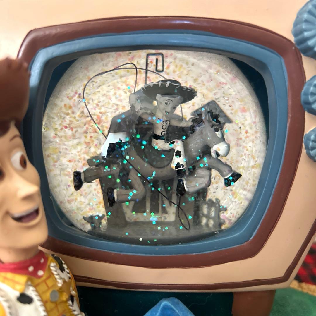 ディズニー　トイストーリー　スノードーム　オルゴール