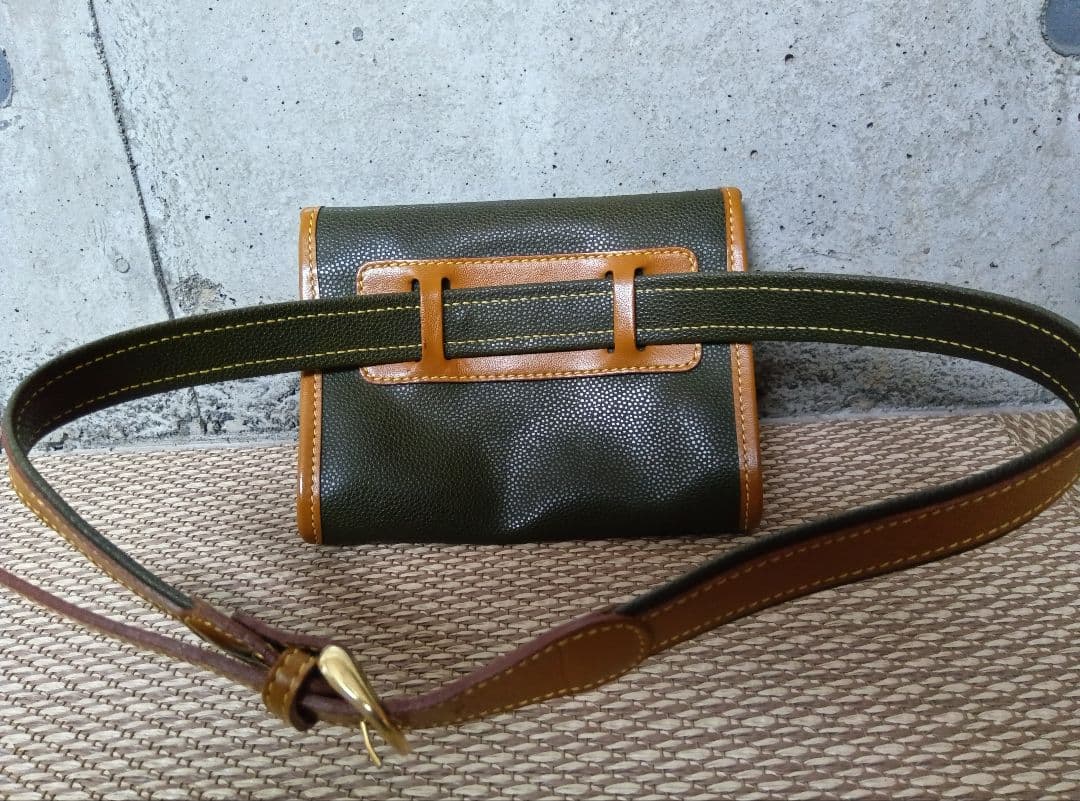 LANCEL　ランセル　ウエストポーチ　ベルト　レザー　レディース