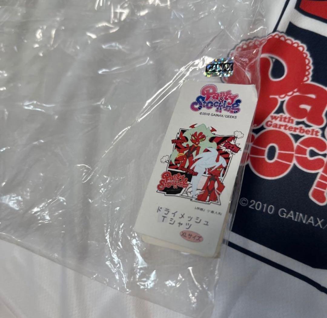パンティ&ストッキングwithガーターベルト ドライメッシュTシャツ　希少　XL