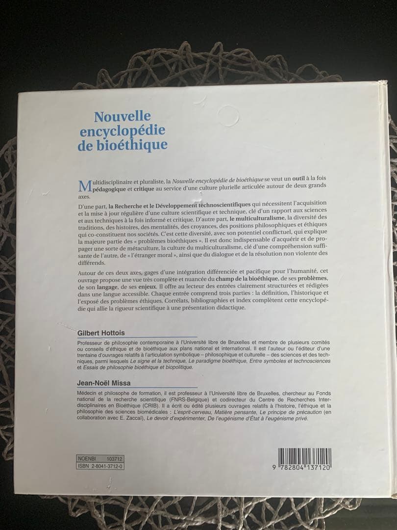 Nouvelle encyclopédie de bioéthique