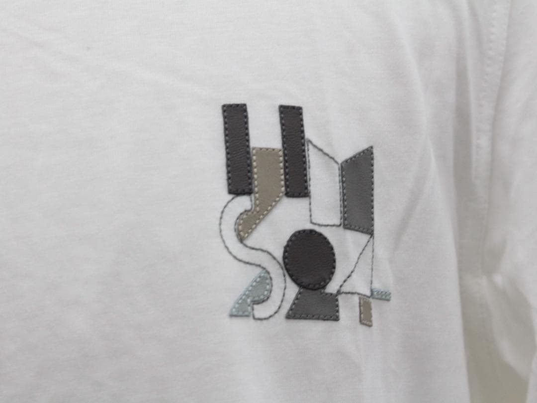 ▲美品 エルメス HERMES パズルパッチ Tシャツ レザーパッチ 24春夏