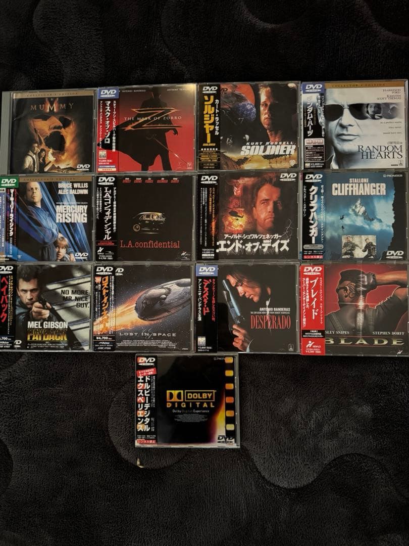 アクション映画 DVD コレクション38枚と音響DVD二枚