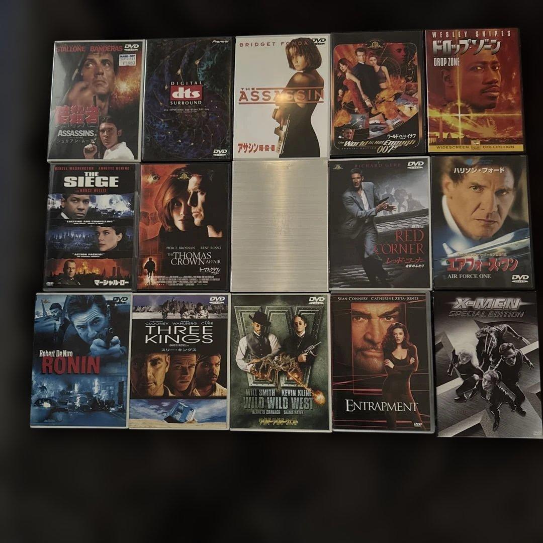 アクション映画 DVD コレクション38枚と音響DVD二枚