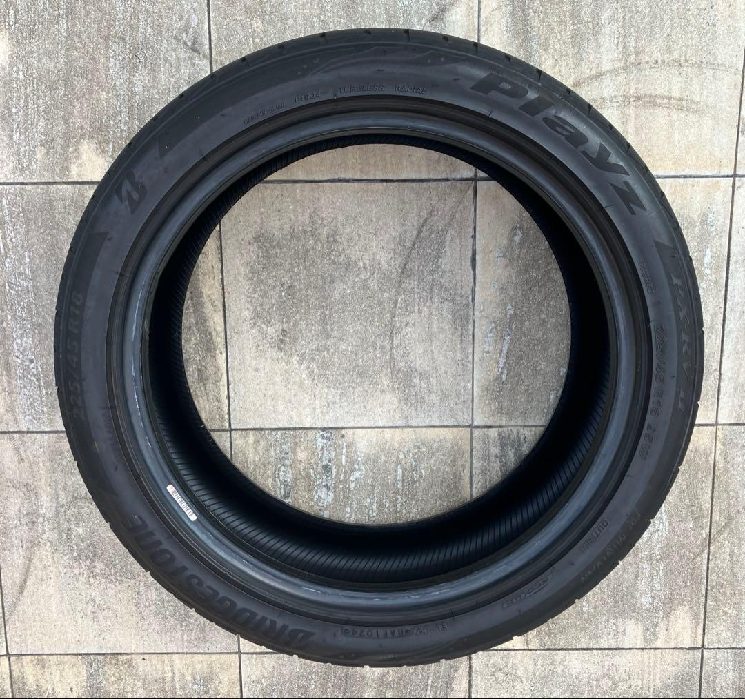 ブリヂストン Playz PX-RVⅡ 225/45R18 95W 4本