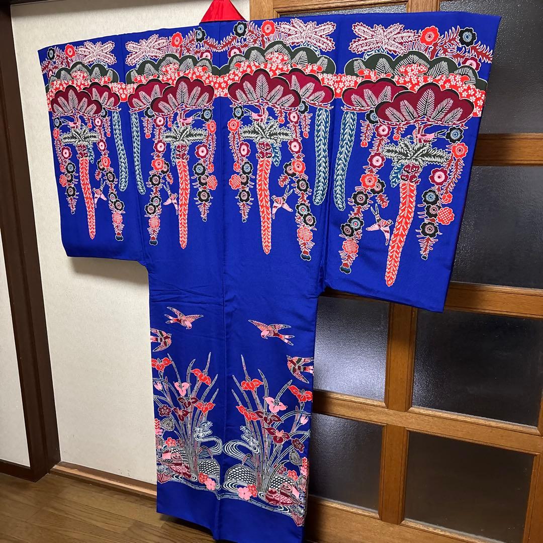 沖縄紅型ブルー