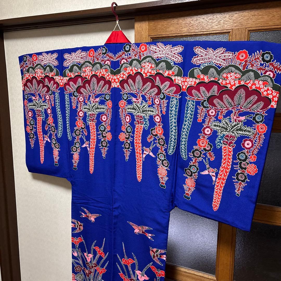 沖縄紅型ブルー