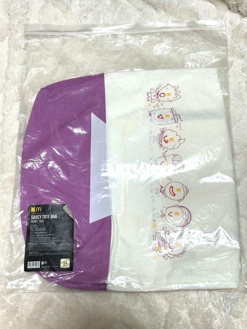 BTS x McD SAUCY TOTE BAG マック マクド トートバッグ