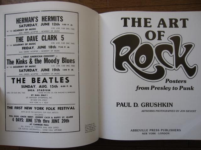 Art of Rock　Posters from Presley to Punk