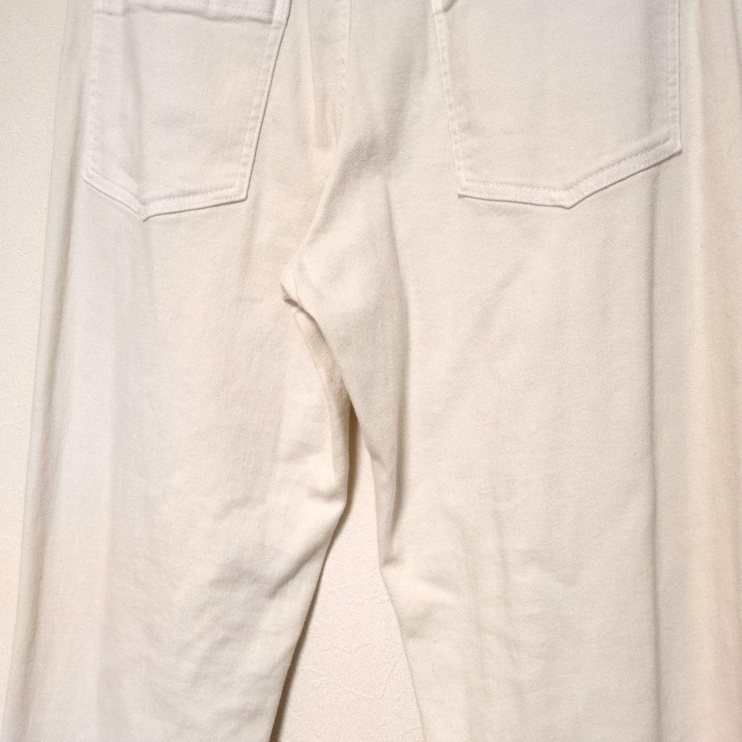 【新品訳有】プランテーション Plantation ホワイト デニムパンツ L