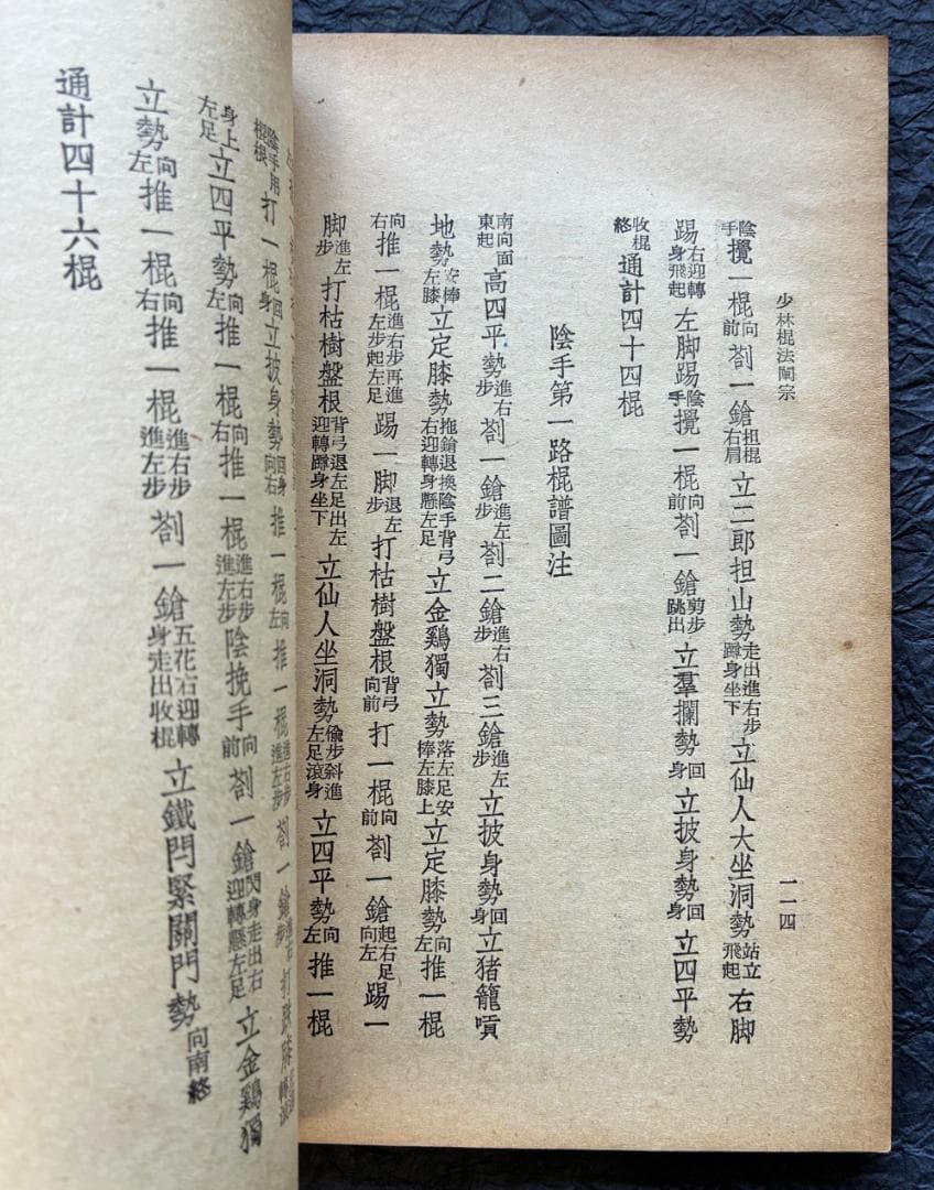 （武術古書）少林槍棍法闡宗