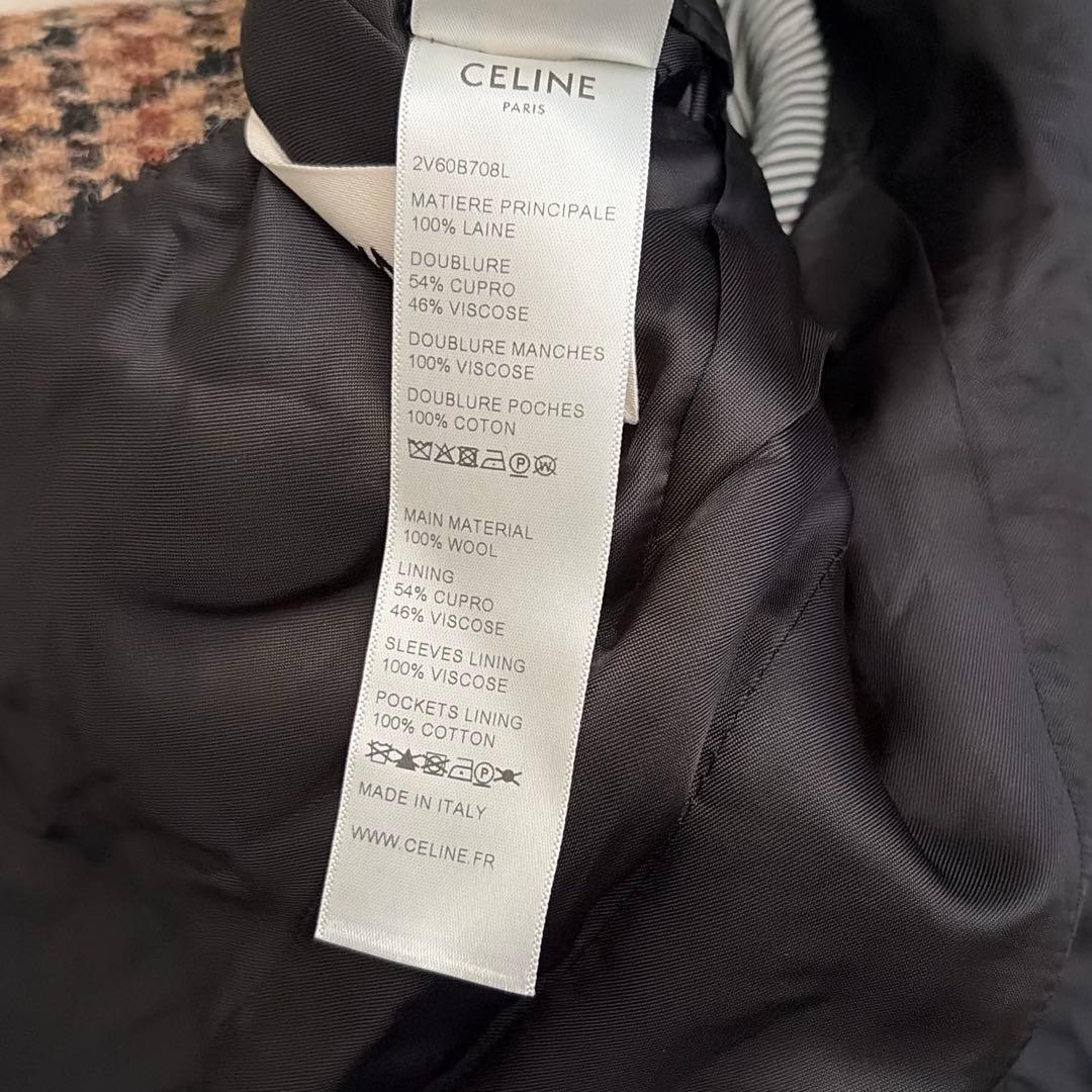 【極美品✨】CELINE ダブルブレスト　テーラードジャケット　エディ　34