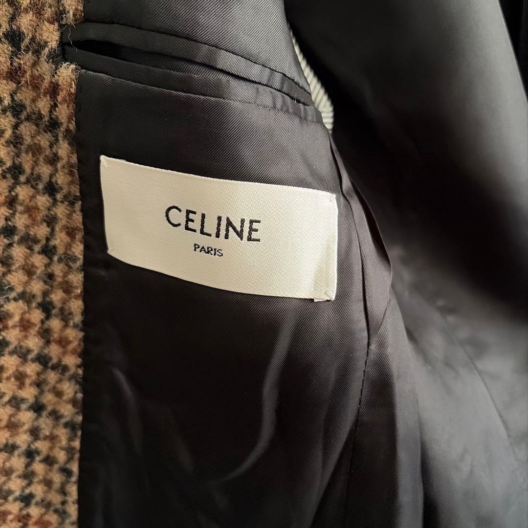 【極美品✨】CELINE ダブルブレスト　テーラードジャケット　エディ　34