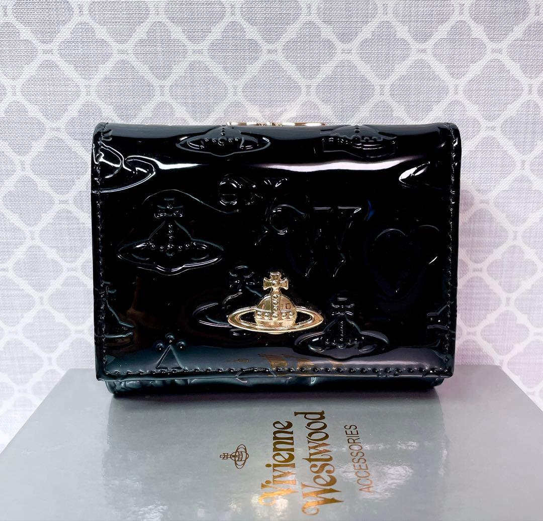 【大人気✨️ショッパー付】新品 Vivienne Westwood 黒エナメル