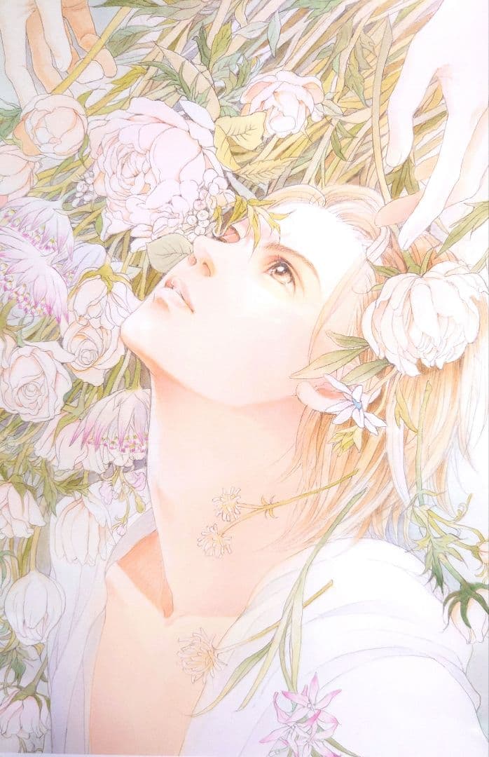 清水玲子原画展　秘密　複製原画　サイン入
