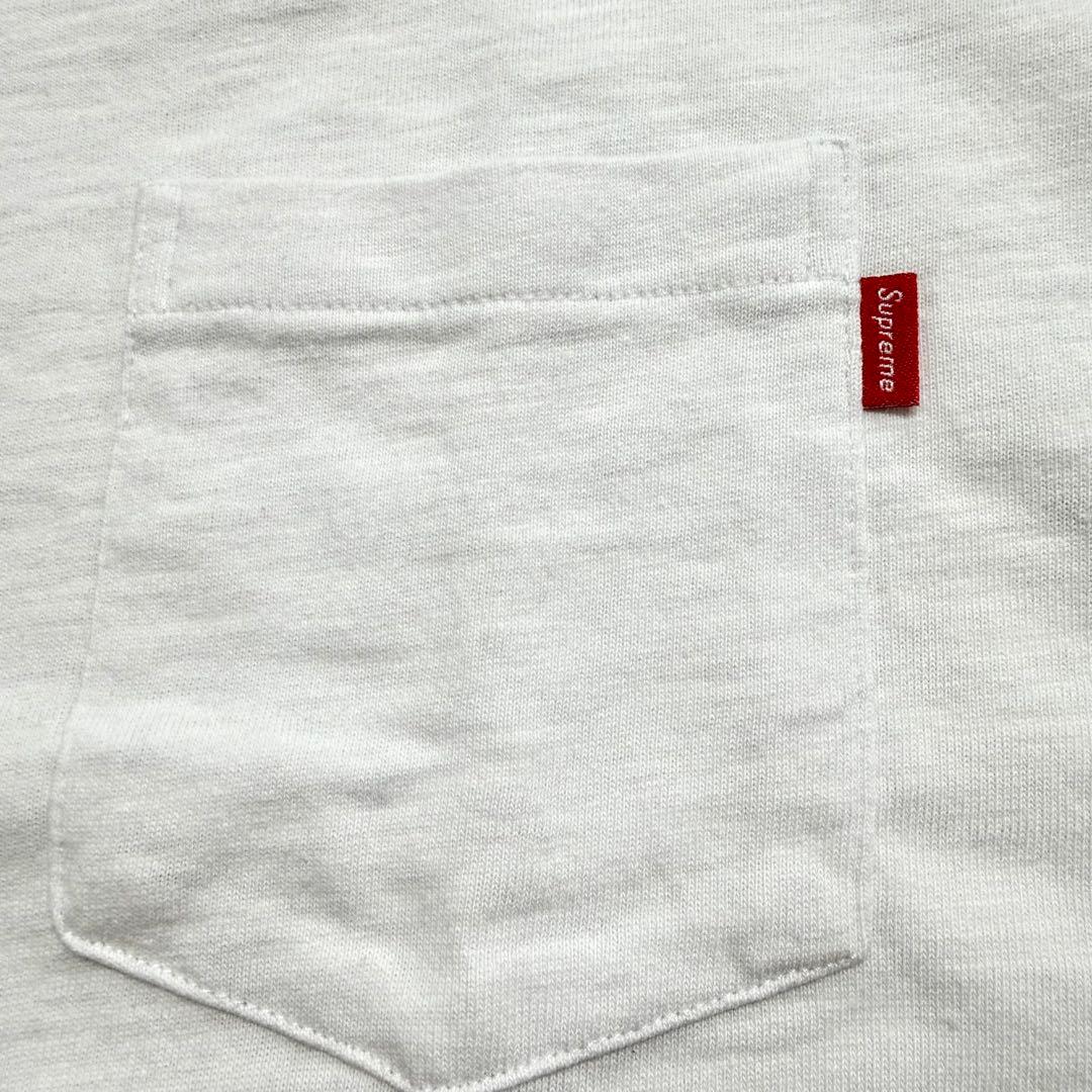 Supreme ポケット無地T-SHIRT WHITE 無地TEE