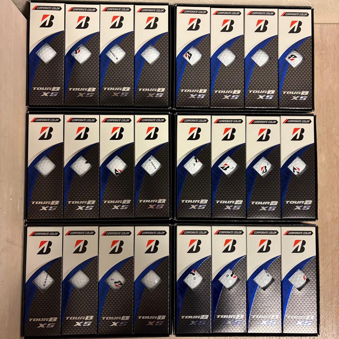 ブリヂストン TOUR B XS ゴルフボール 6箱セット