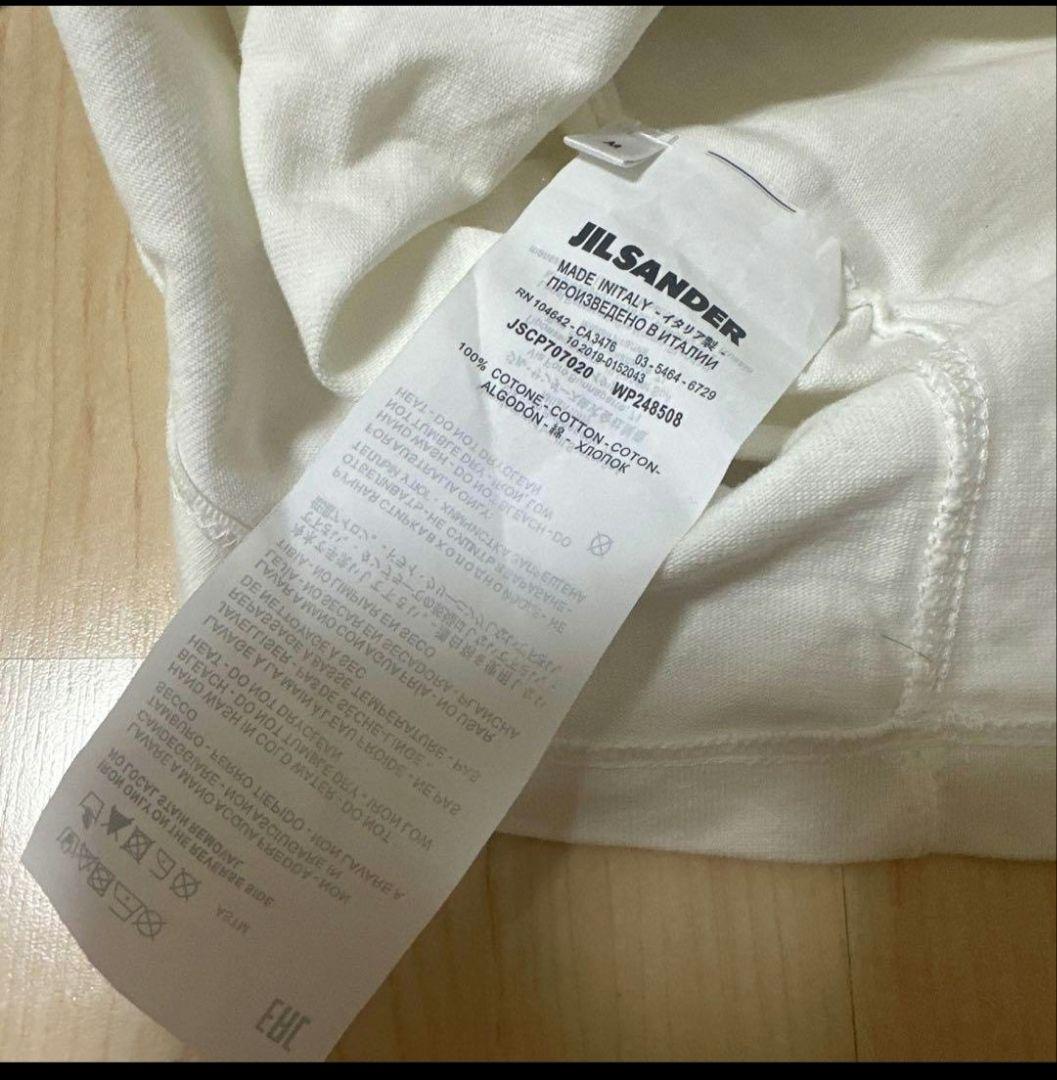 t*k様 JILSANDER ホワイト Tシャツ