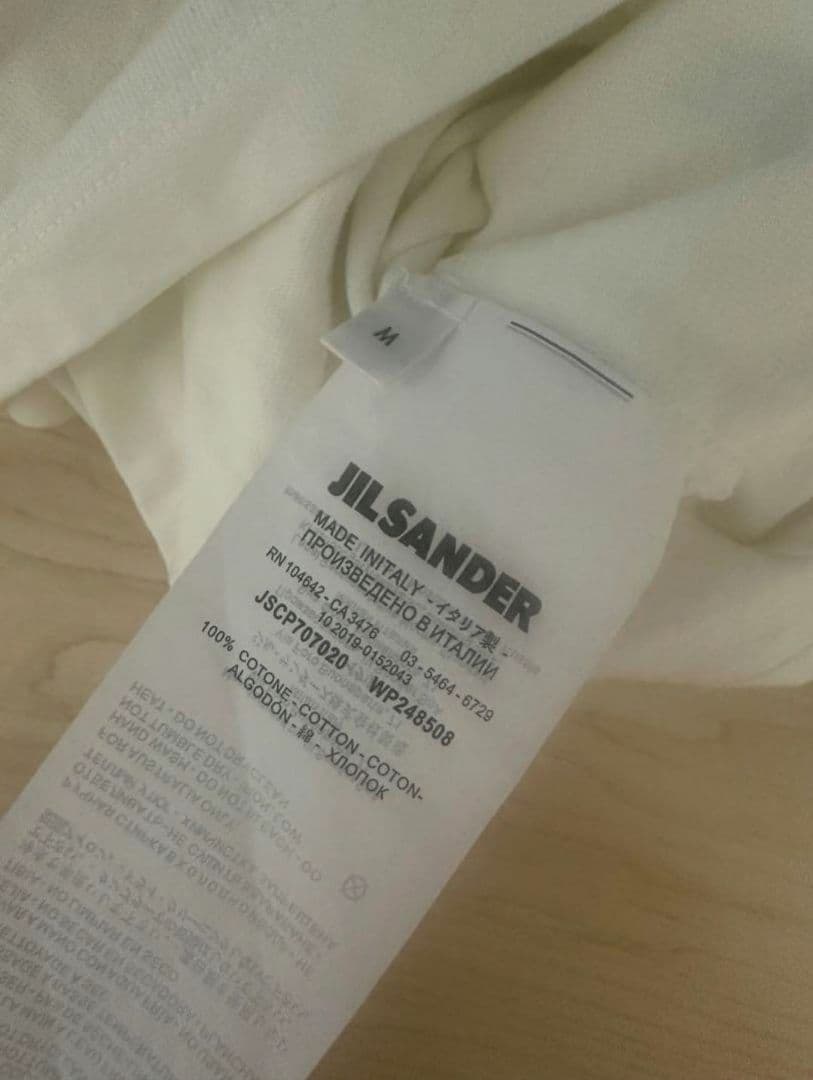 t*k様 JILSANDER ホワイト Tシャツ