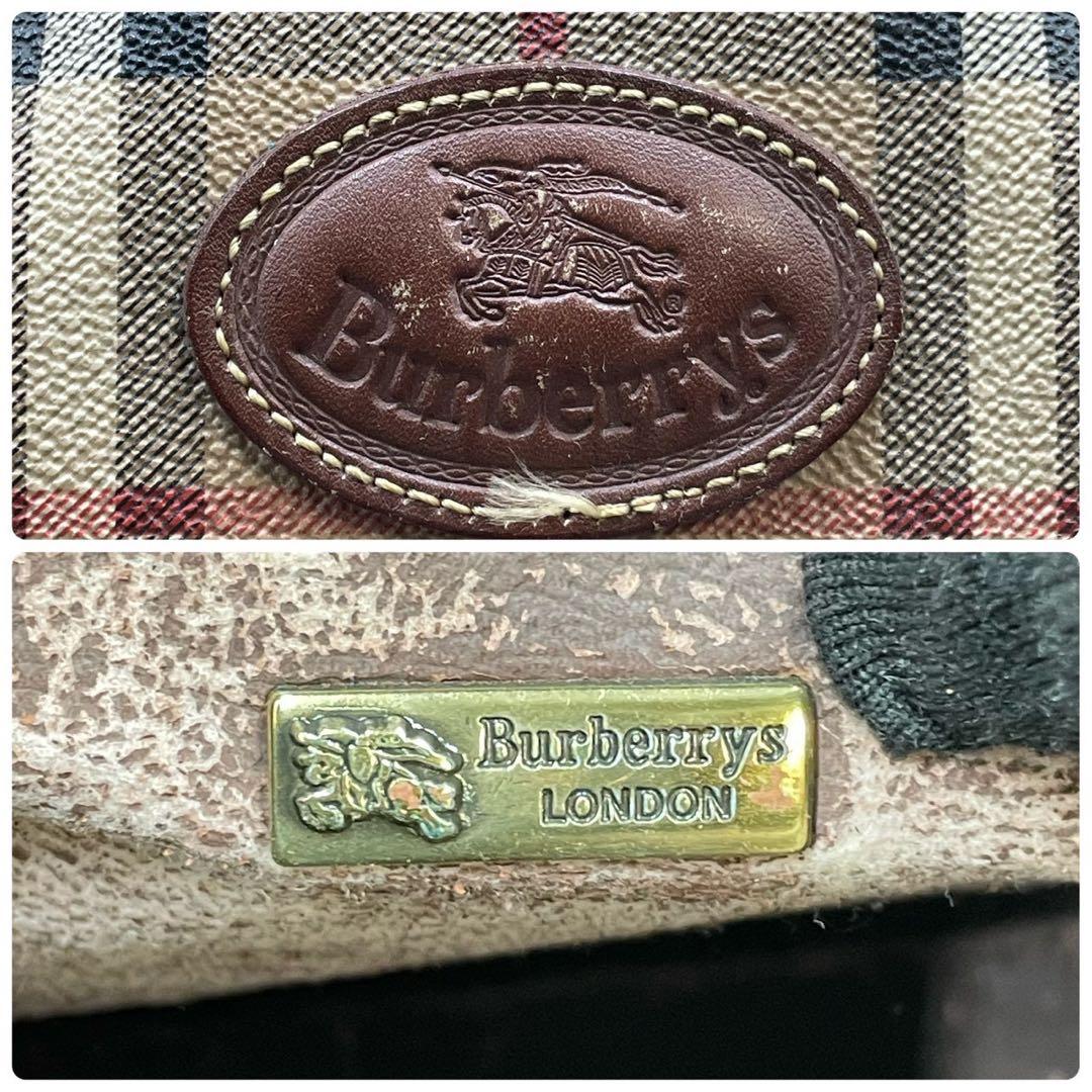 【良品】Burberry バーバリー　ボストンバッグ　ノバチェック　2way