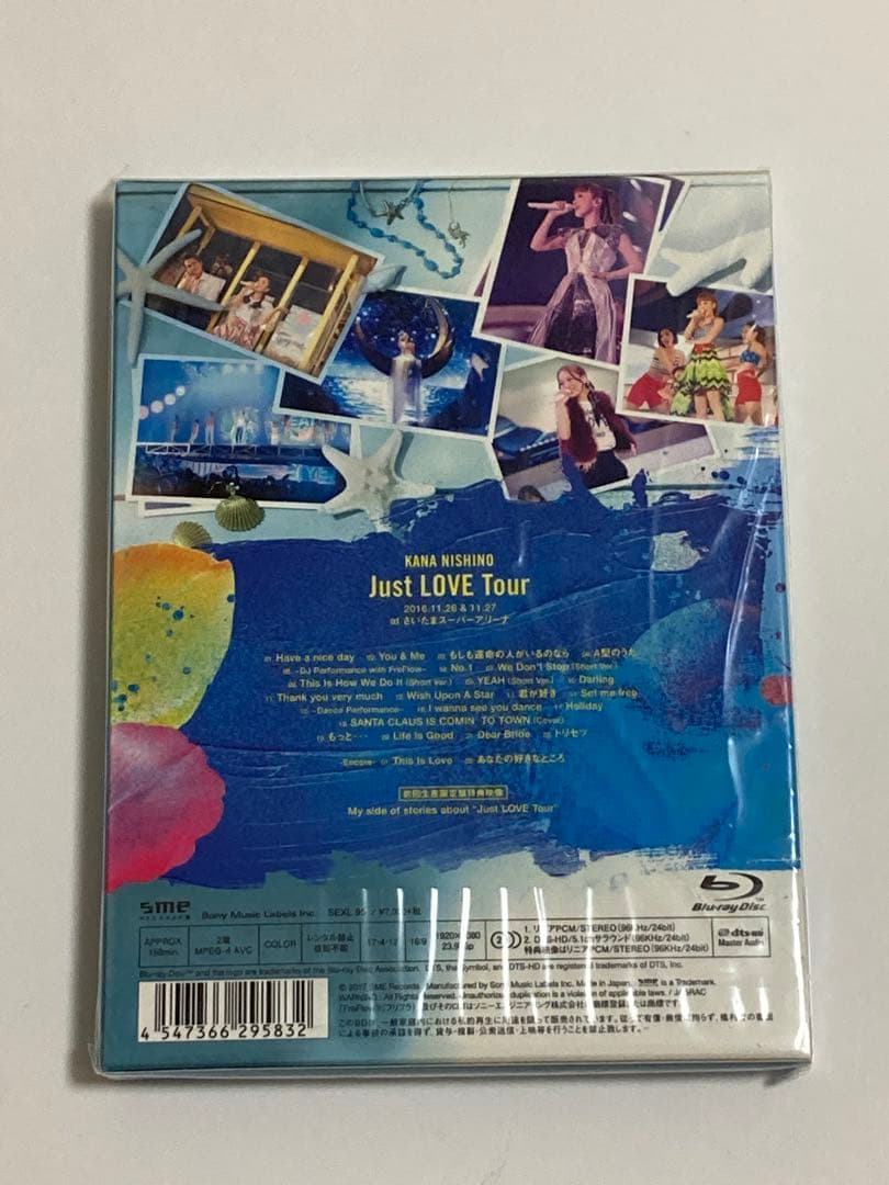 新品未開封　西野カナ　Just LOVE Tour〈初回生産限定盤〉