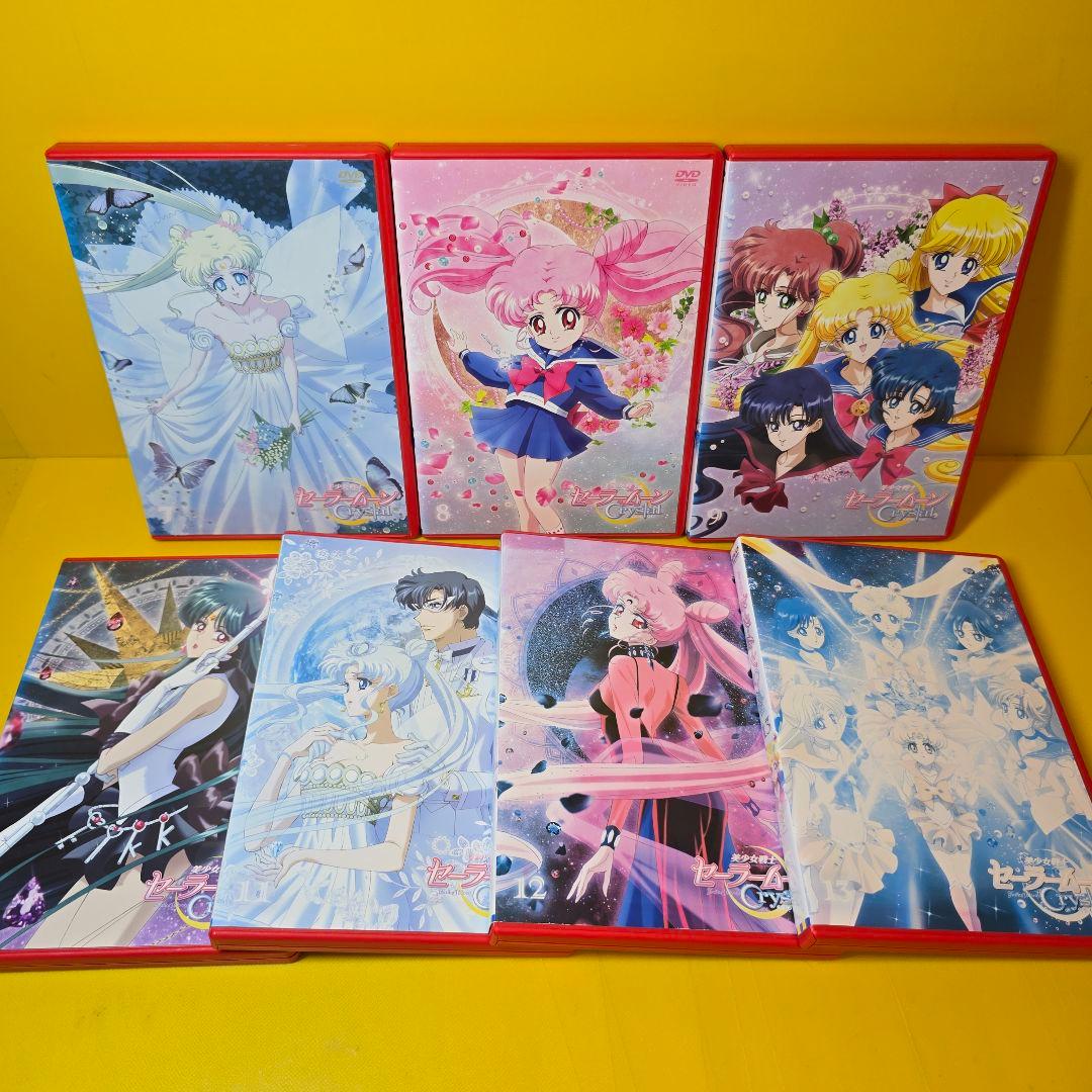 新品ケース交換済　セーラームーン クリスタルseason1～3DVD 全20巻
