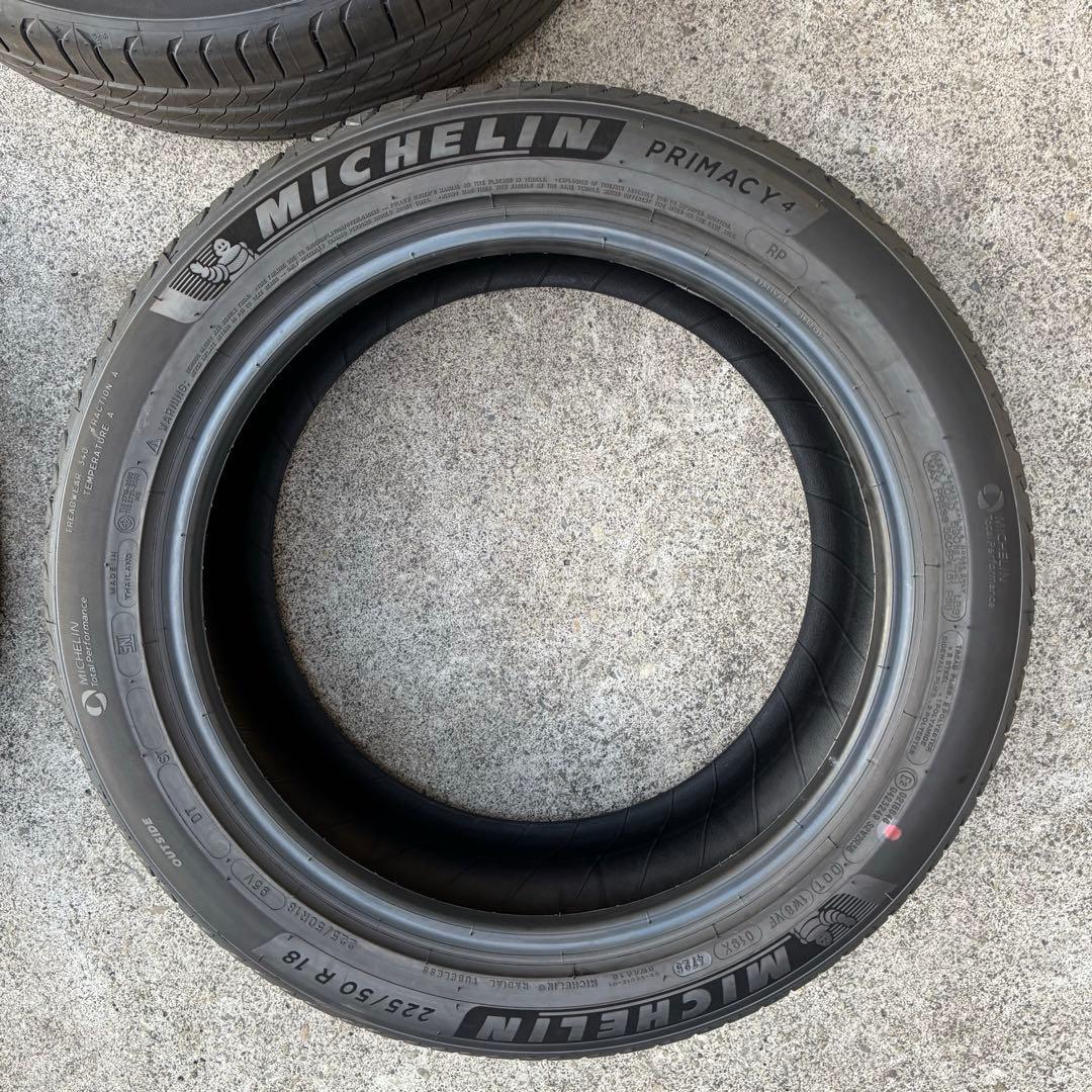 225/50R18 新車外しタイヤ 4本 MICHELIN