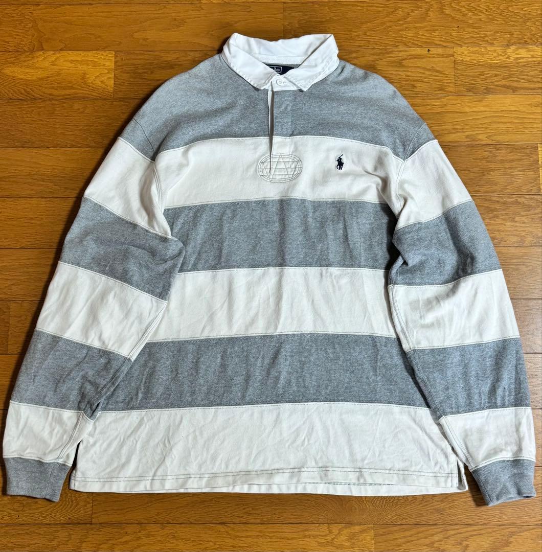 Polo Ralph Lauren ラガーシャツ XL ボーダー