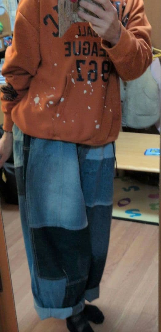 ［新品］リーフ☆パッチワークパラシュートパンツ