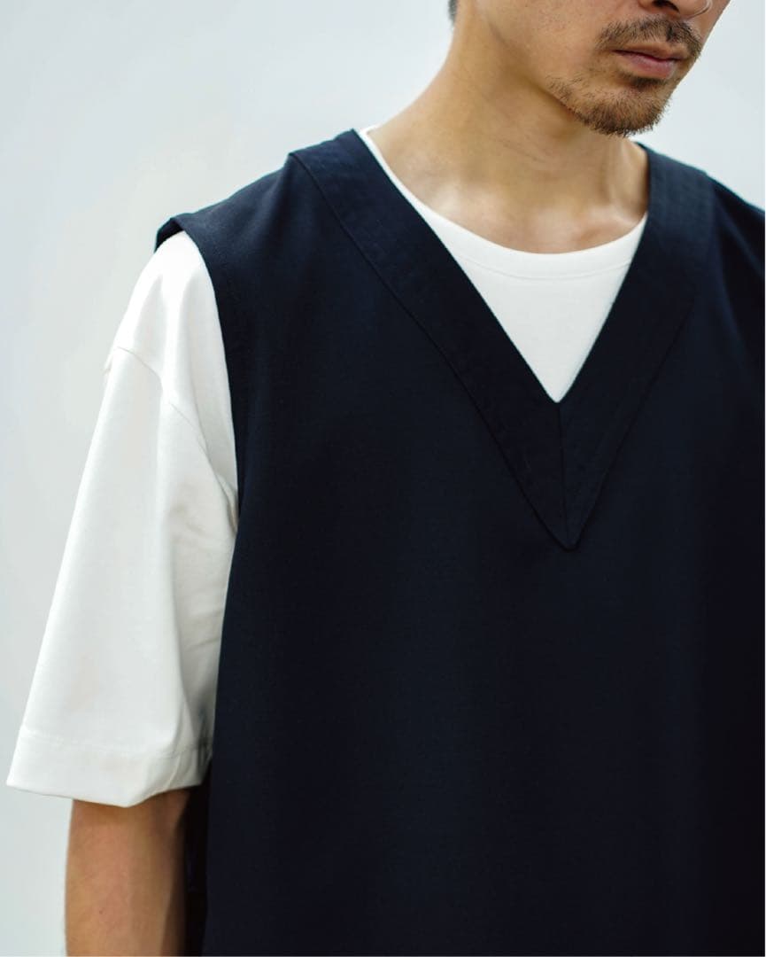 トップス RAINMAKER PULL OVER KARATE VEST B NAVY