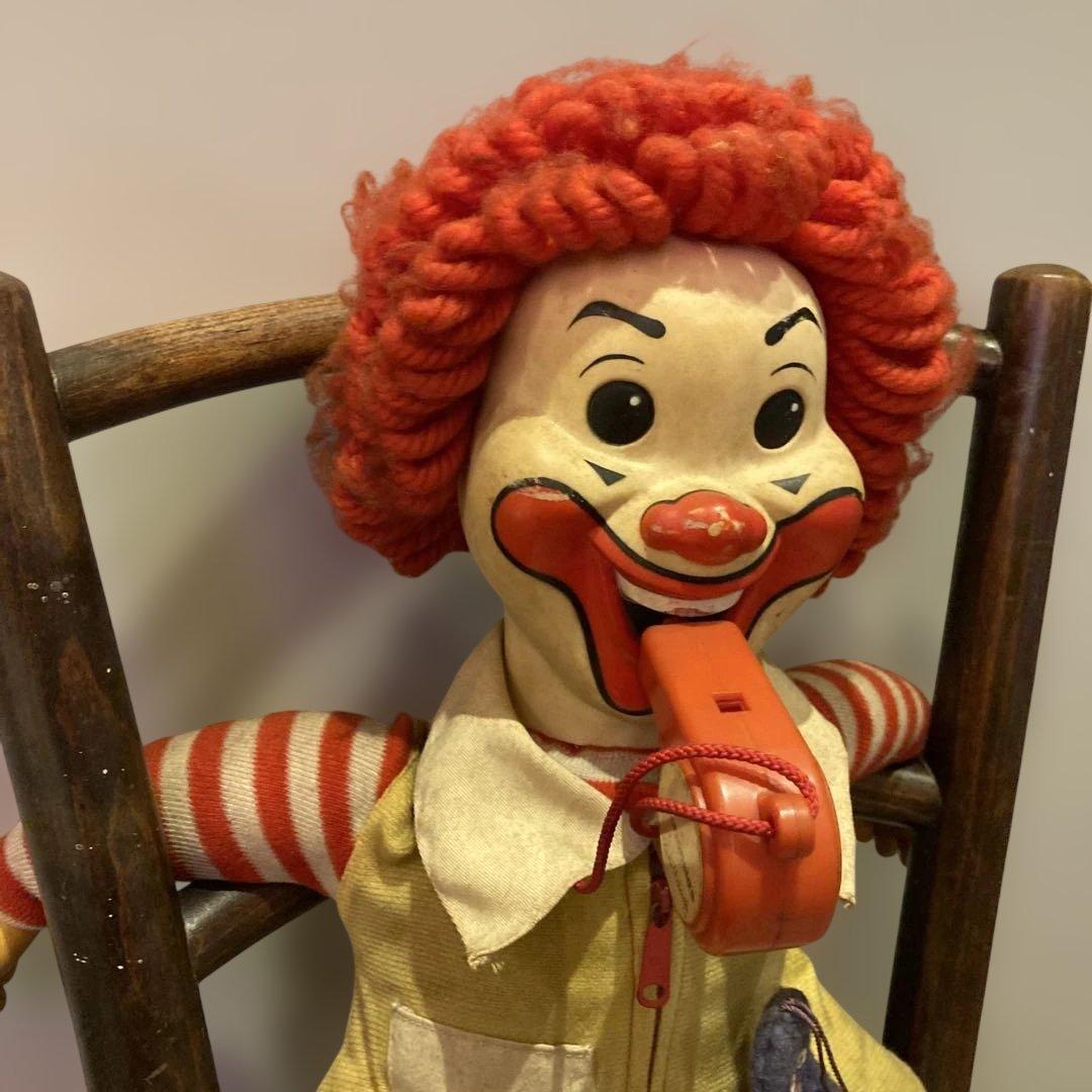 ぬいぐるみ 1978s Vintage Ronald McDonald 21\" Doll