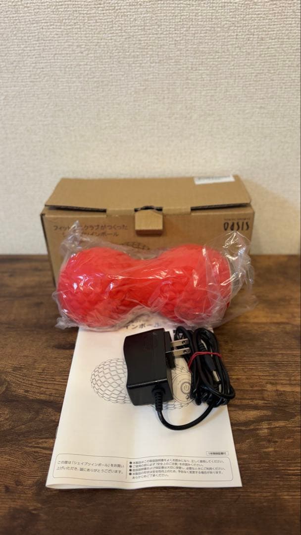 オアシス フィットネスクラブがつくったシェイプツインボール レッド