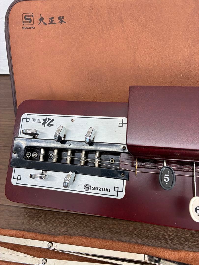 大正琴 SUZUKI 特製 松 楽器・付属品付き