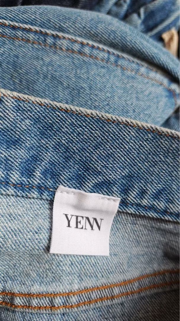 YENN（イェン） レーザーカット ワイドデニム パンツ Y261-31001