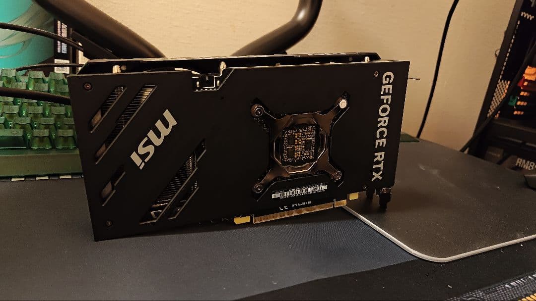 動作確認済 MSI RTX 4070 Super Ventus X2