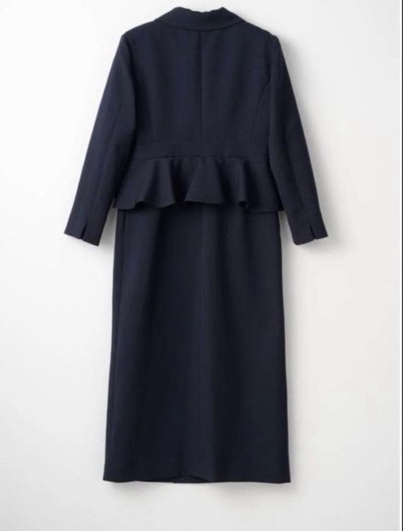 ワンピース Audire Cheer up peplum dress (Navy)