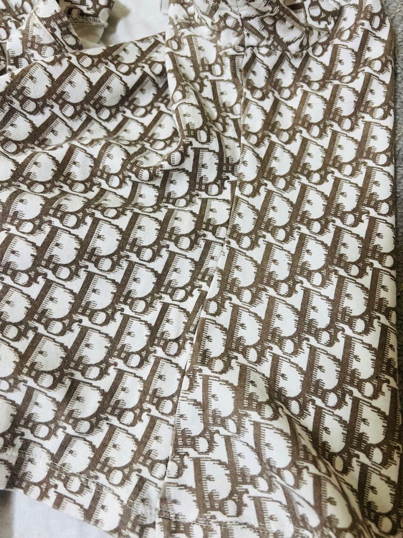 希少‼️ChristianDior VネックTシャツ ガリアーノ期 フラワー刺繍