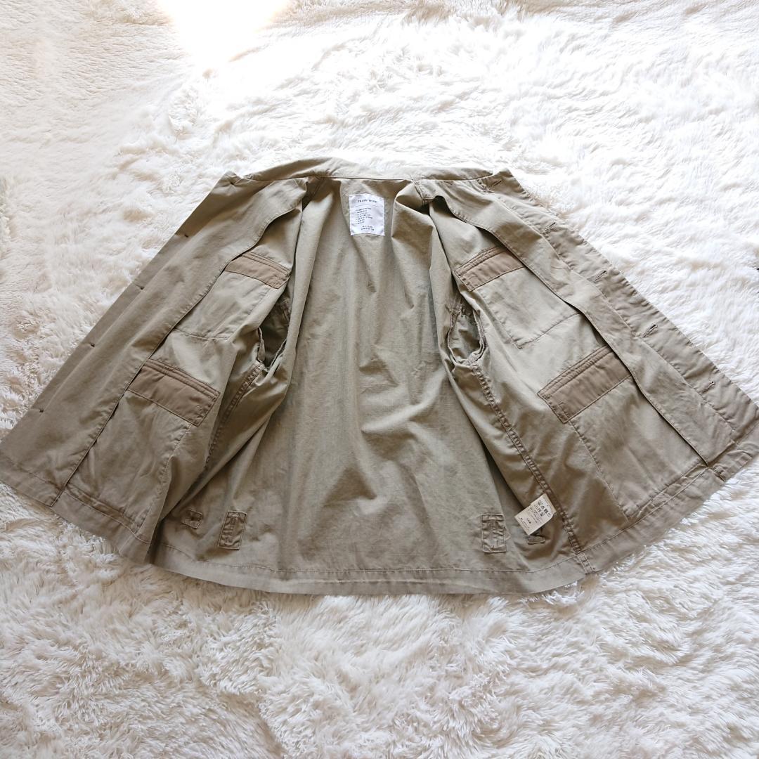 25SS FRAMeWORK ミリタリーショートブルゾン Fサイズ 日本製