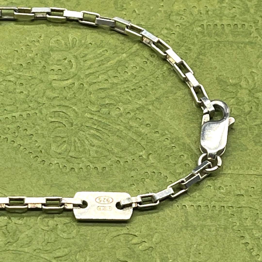 美品✨グッチ ベネチアンチェーンネックレス シルバー925 47cm